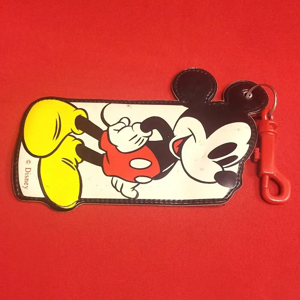 Vintage Disney Marchon Mickey Mouse Eyeglass Case Belt Hook